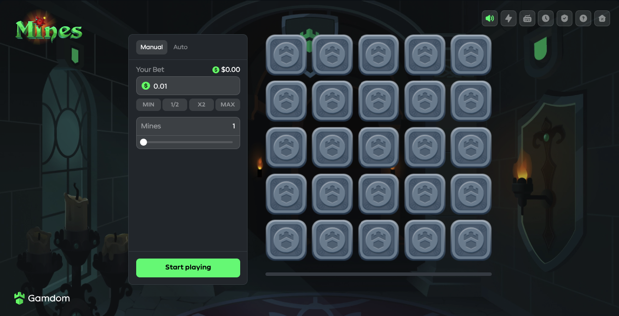 Gamdom Originals Mines